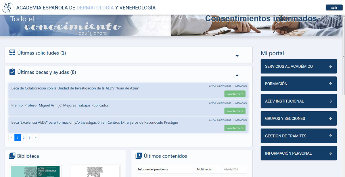 Una nueva web de la Academia Española de Dermatología y Venereología